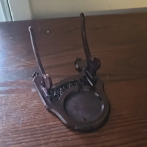 1940s Maruta Phoenix Small Japanese Tea Cup and Saucer with Stand - Picture 9 of 13